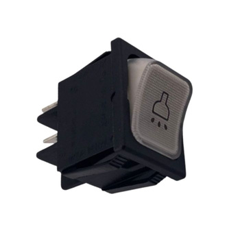 BLUE LIGHT WHITE BIPOLAR SWITCH UL 16A CUPWARMER