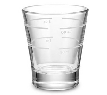 Shot glass 30/60ml - kieliszek baristy z miarką